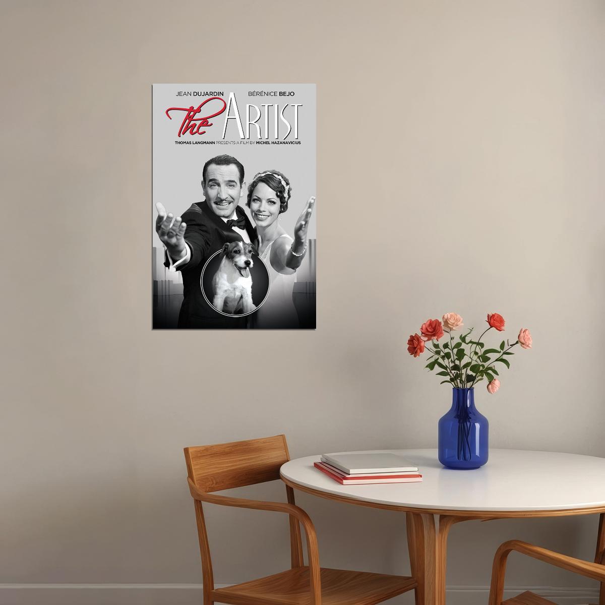The Artist Movie Drama Romantic Comedy Poster Wall Art Print Home Wall Decor - xonomax