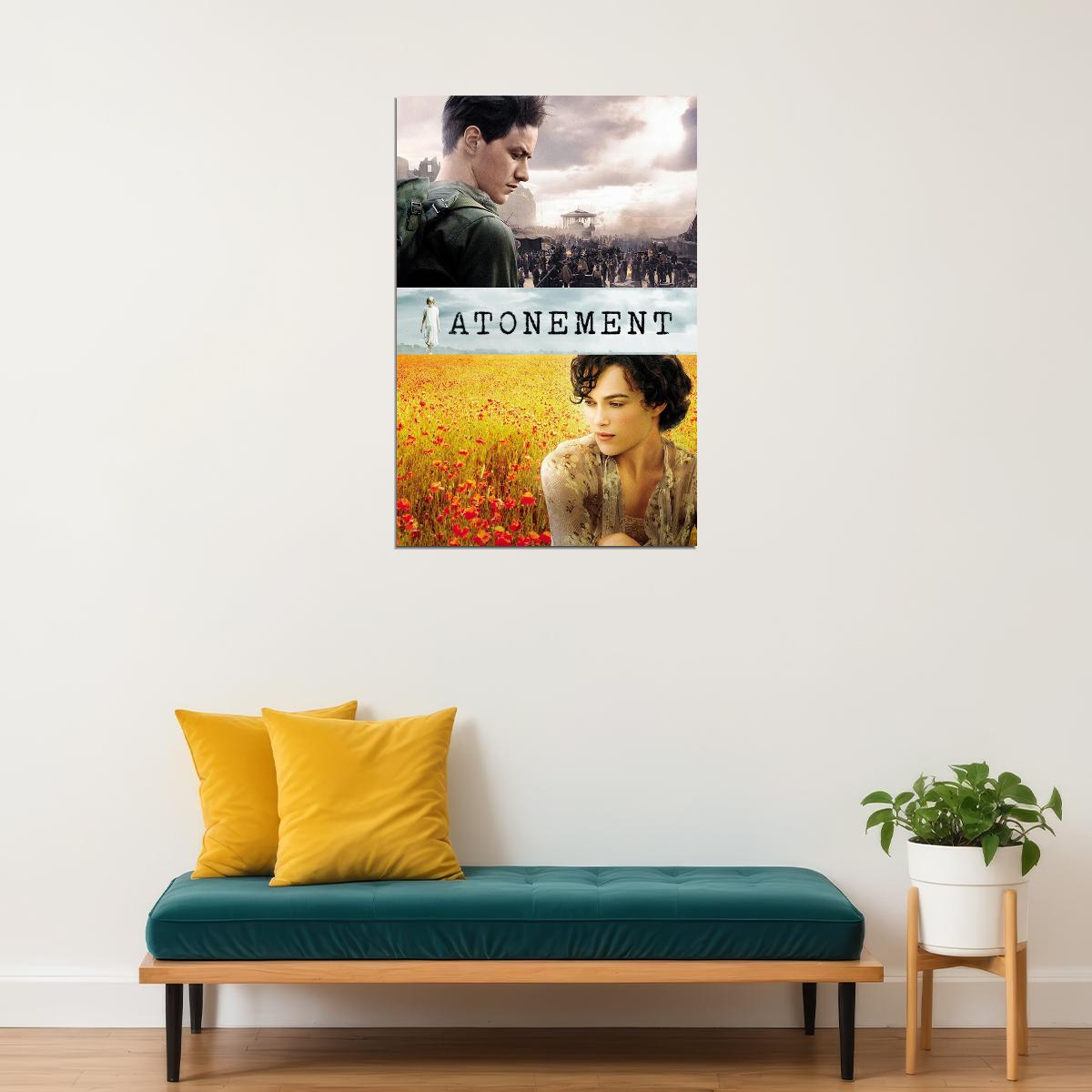 Atonement Movie Drama Mystery Romantic Poster Wall Art Print Home Wall Decor - xonomax
