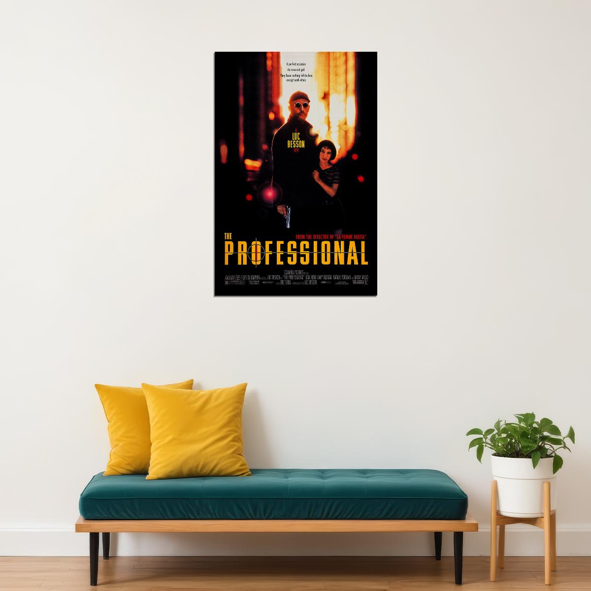 Leon: The Professional Movie Action Crime Poster Wall Art Print Home Wall Decor - xonomax