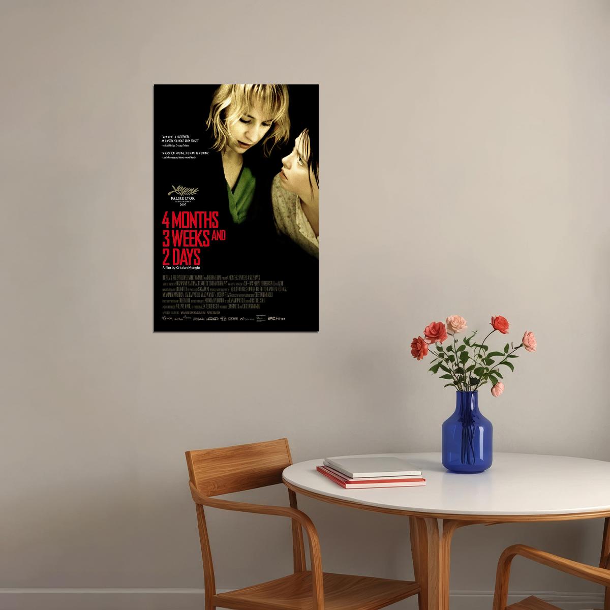 4 Months 3 Weeks And 2 Days Movie Drama Adventure Poster Wall Art Print Home Wall Decor - xonomax