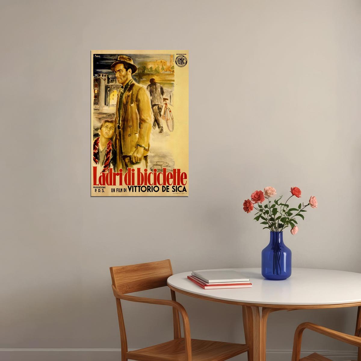Bike Thieves Movie Drama Action War Poster Wall Art Print Home Wall Decor - xonomax