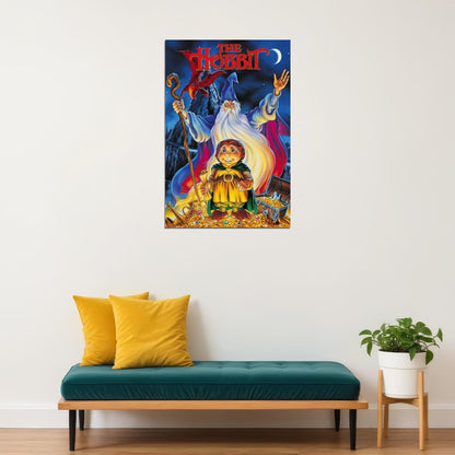 The Hobbit Lord Of The Rings Animated Movie Comedy Poster Wall Art Print Home Wall Decor - xonomax