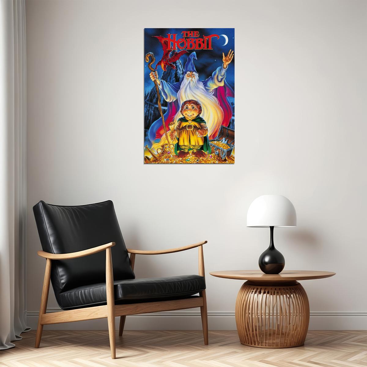 The Hobbit Lord Of The Rings Animated Movie Comedy Poster Wall Art Print Home Wall Decor - xonomax