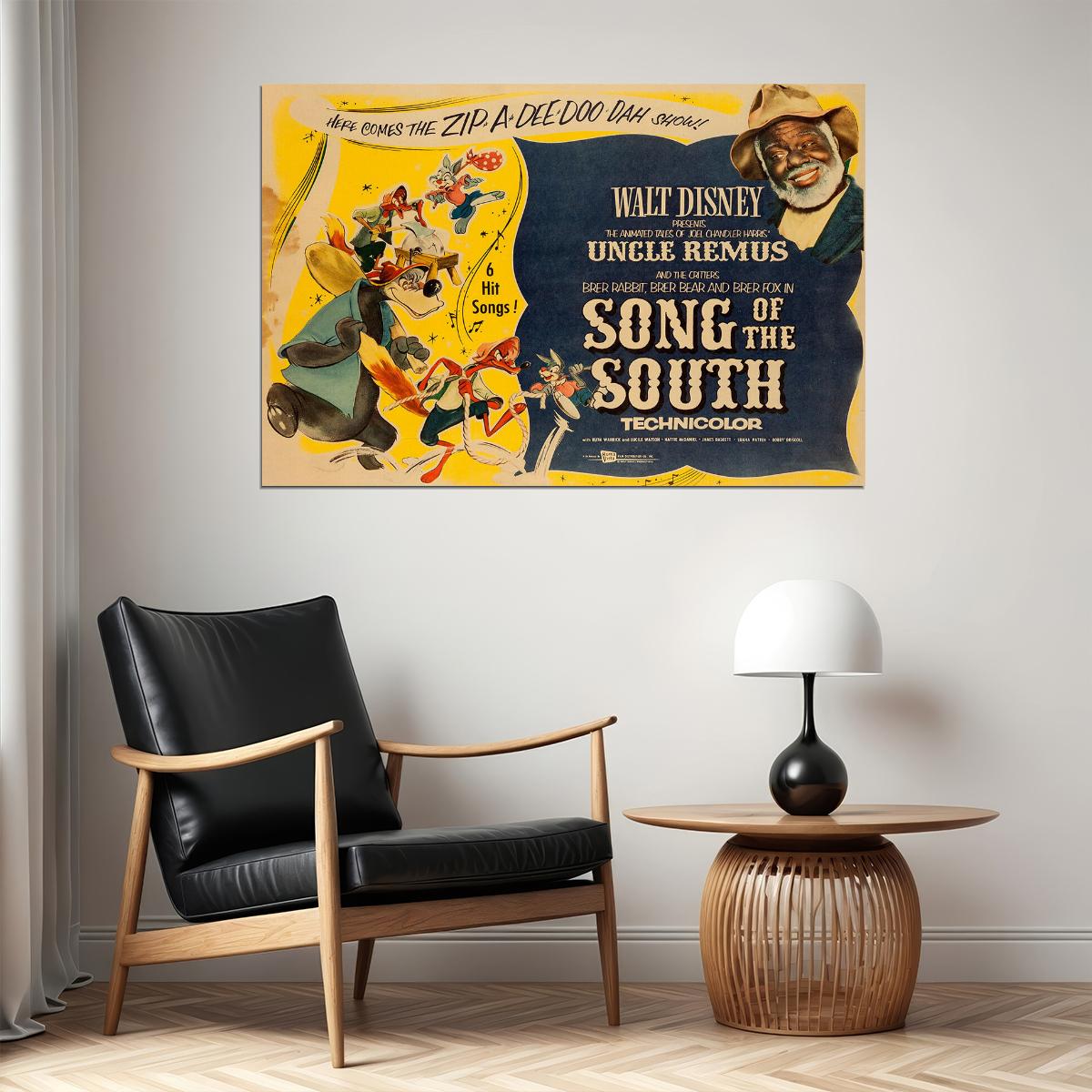 Song Of The South Animation Movie Comedy Family Poster Wall Art Print Home Wall Decor - xonomax