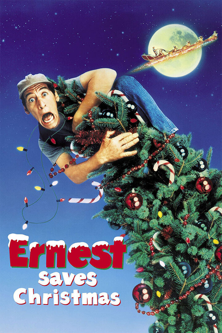 Ernest Saves Christmas 1988 Movie Comedy Family Poster Wall Art Print Home Wall Decor - xonomax