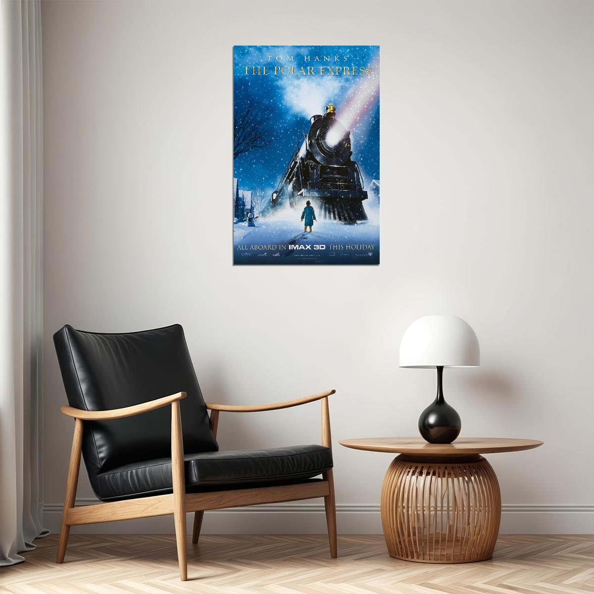 The Polar Express Animation Movie Adventure Comedy Poster Wall Art Print Home Wall Decor - xonomax
