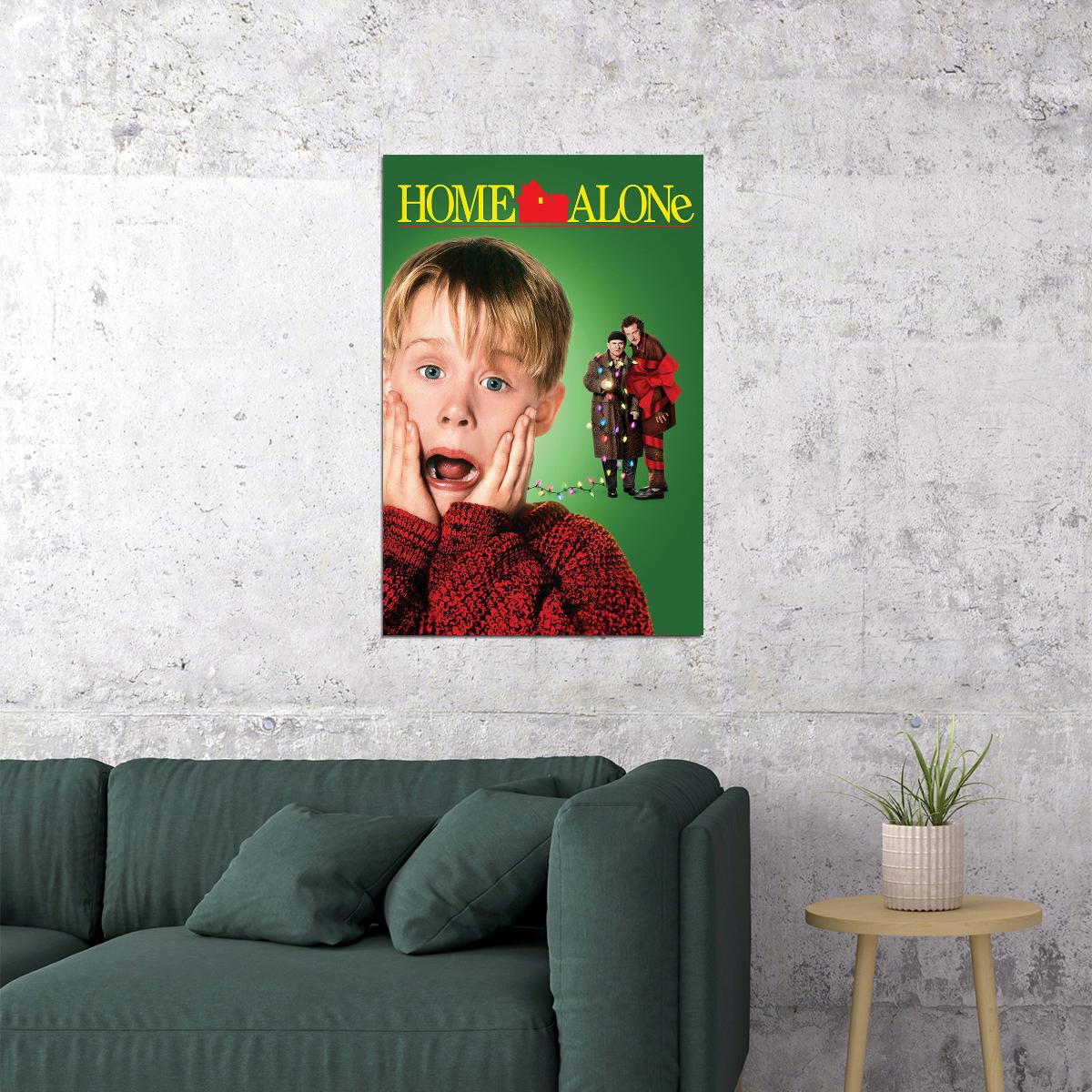 Home Alone Animation Movie Comedy Action Poster Wall Art Print Home Wall Decor - xonomax