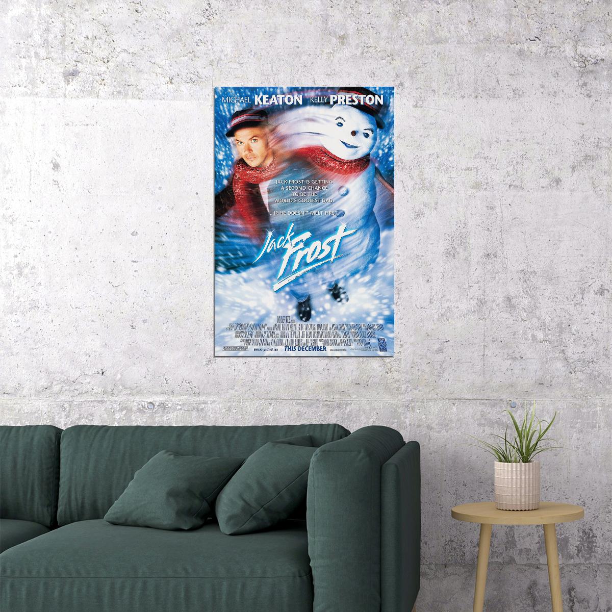 Jack Frost 1998 Movie Comedy Drama Family Poster Wall Art Print Home Wall Decor - xonomax