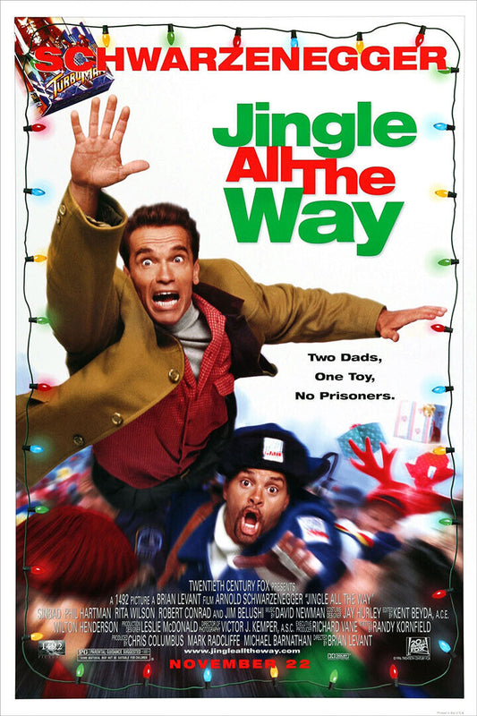 Jingle All The Way Movie Adventure Comedy Family Poster Wall Art Print Home Wall Decor
