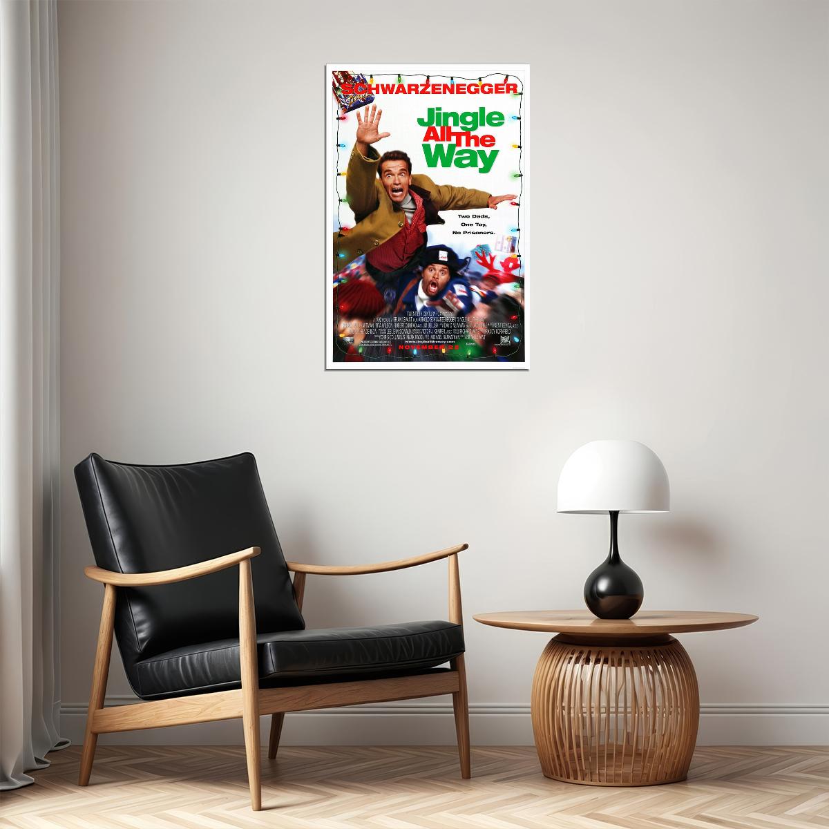 Jingle All The Way Movie Adventure Comedy Family Poster Wall Art Print Home Wall Decor