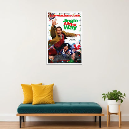 Jingle All The Way Movie Adventure Comedy Family Poster Wall Art Print Home Wall Decor