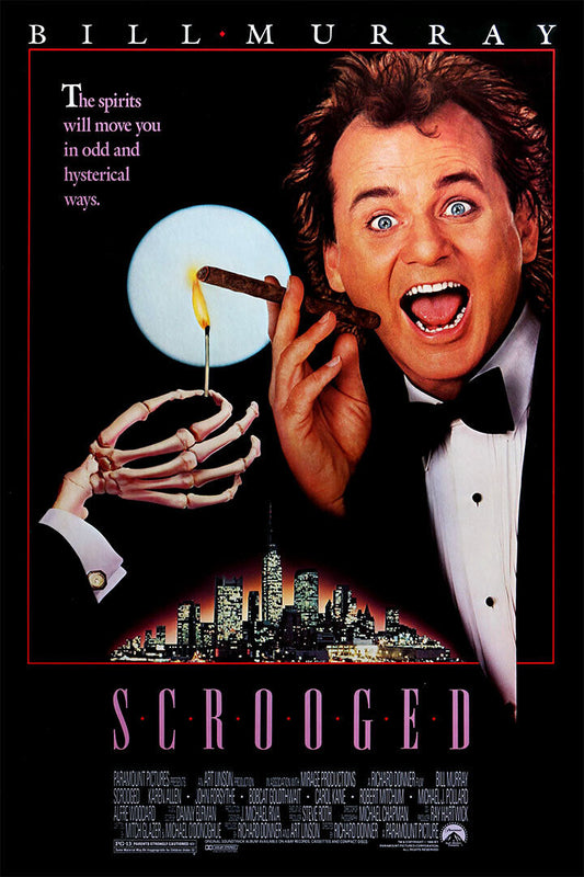 Scrooged Movie Comedy Drama Fantasy Poster Wall Art Print Home Wall Decor