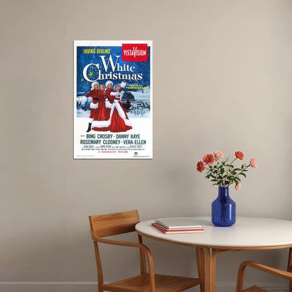 White Christmas Movie Comedy Musical Romance Poster Wall Art Print Home Wall Decor - xonomax