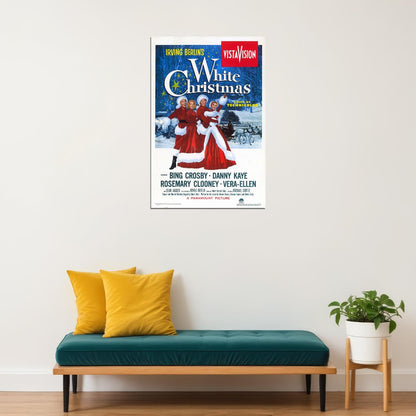 White Christmas Movie Comedy Musical Romance Poster Wall Art Print Home Wall Decor - xonomax