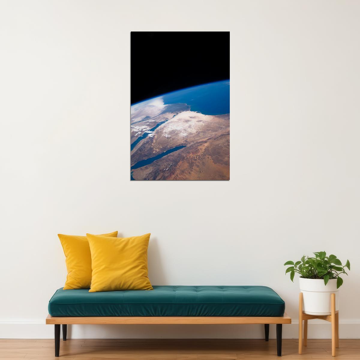 View Of The Middle East Nasa Space Shuttle Photo wall Poster Wall Art Print Home Wall Decor - xonomax