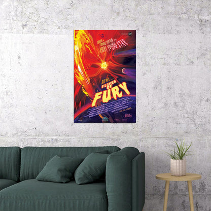 Nasa Horror Movie Style Flares Of Fury! Space Science Poster Wall Art Print Home Wall Decor - xonomax