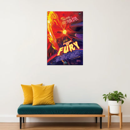 Nasa Horror Movie Style Flares Of Fury! Space Science Poster Wall Art Print Home Wall Decor - xonomax