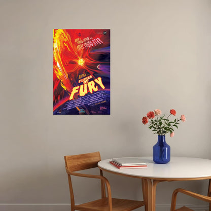 Nasa Horror Movie Style Flares Of Fury! Space Science Poster Wall Art Print Home Wall Decor - xonomax