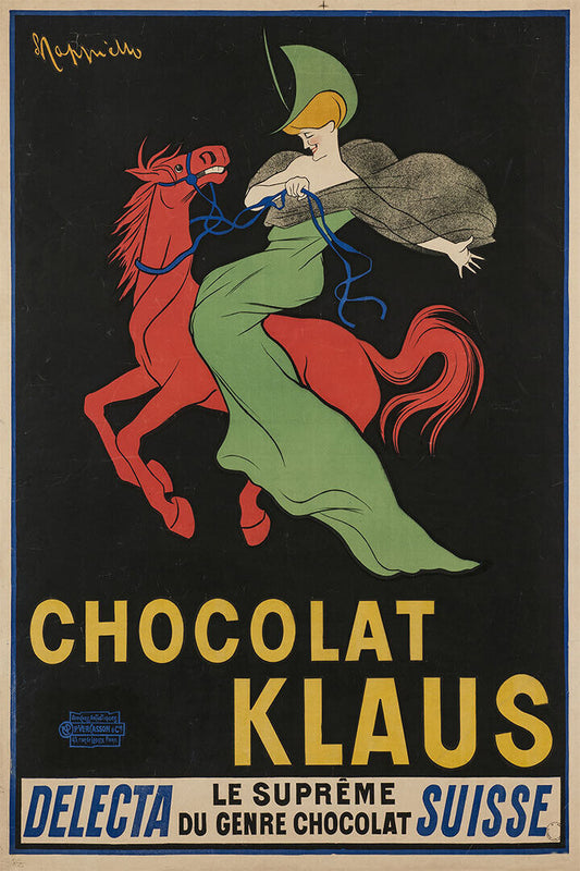 Chocolat Klaus 1903 Classic Chocolate Advertising Poster Wall Art Print Home Wall Decor - xonomax