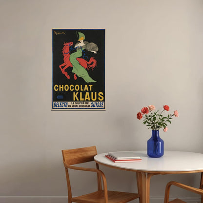 Chocolat Klaus 1903 Classic Chocolate Advertising Poster Wall Art Print Home Wall Decor - xonomax