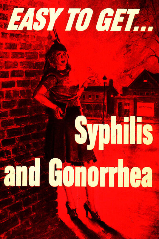 Syphilis And Gonorrhea Easy To Get Awareness Poster Wall Art Print Home Wall Decor - xonomax