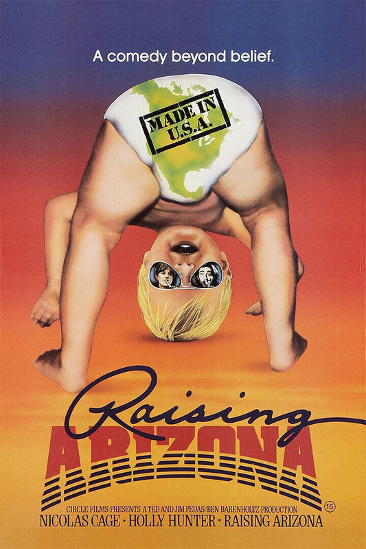 Raising Arizona Movie Comedy Crime Action Poster Wall Art Print Home Wall Decor - xonomax