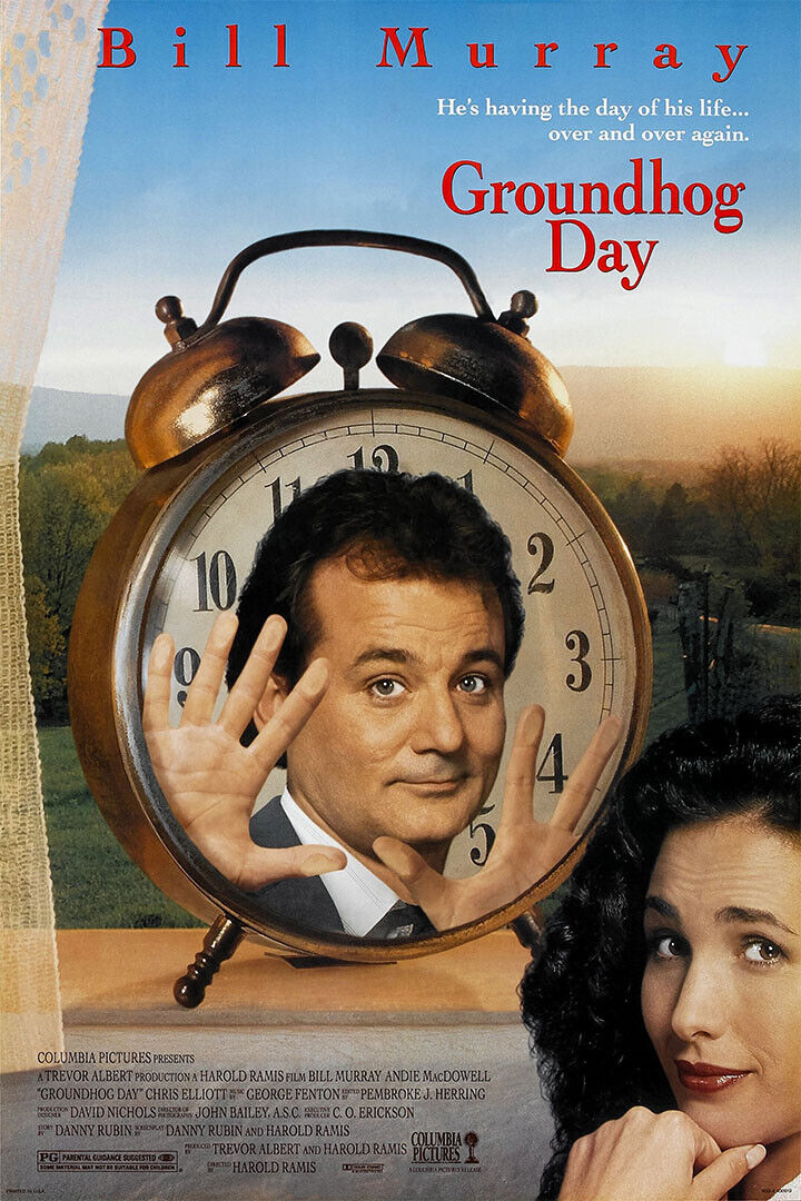 Groundhog Day Movie Comedy Drama Fantasy Poster Wall Art Print Home Wall Decor - xonomax
