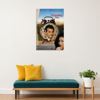 Groundhog Day Movie Comedy Drama Fantasy Poster Wall Art Print Home Wall Decor - xonomax