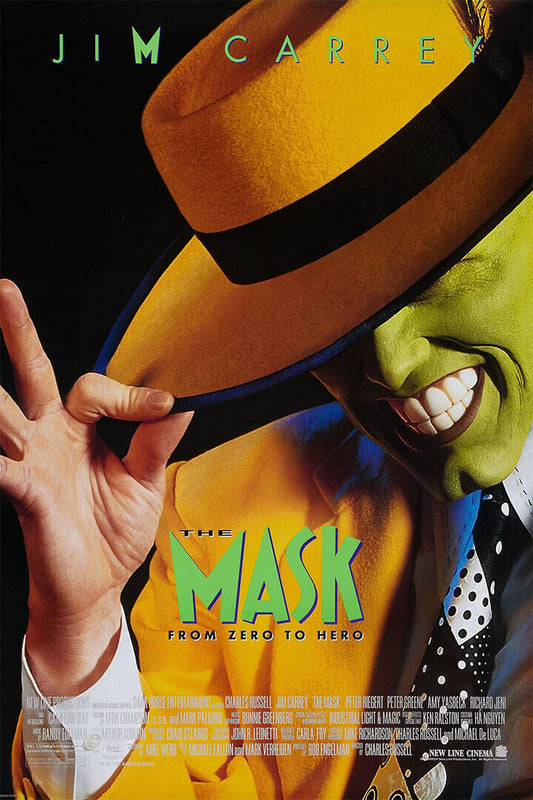 The Mask Movie Crime Action Comedy Poster Wall Art Print Home Wall Decor - xonomax