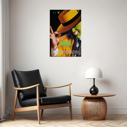 The Mask Movie Crime Action Comedy Poster Wall Art Print Home Wall Decor - xonomax