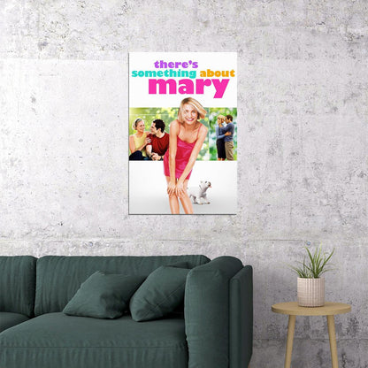 There's Something About Mary Movie Comedy Romance Poster Wall Art Print Home Wall Decor - xonomax