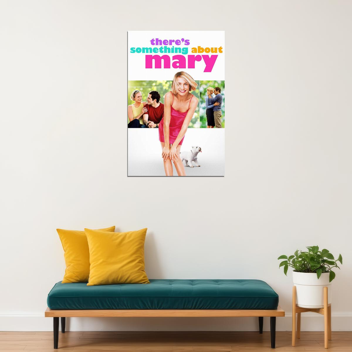 There's Something About Mary Movie Comedy Romance Poster Wall Art Print Home Wall Decor - xonomax