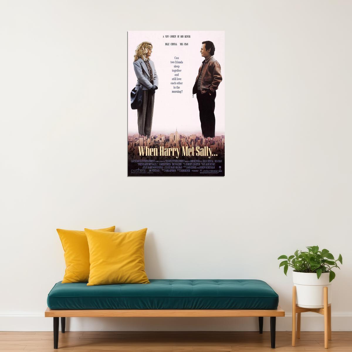 When Harry Met Sally Movie Comedy Drama Romance Poster Wall Art Print Home Wall Decor - xonomax