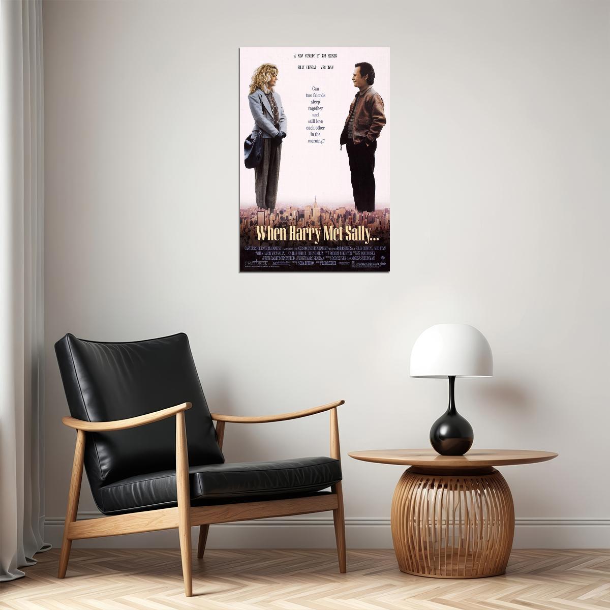 When Harry Met Sally Movie Comedy Drama Romance Poster Wall Art Print Home Wall Decor - xonomax