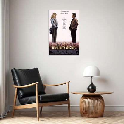 When Harry Met Sally Movie Comedy Drama Romance Poster Wall Art Print Home Wall Decor - xonomax
