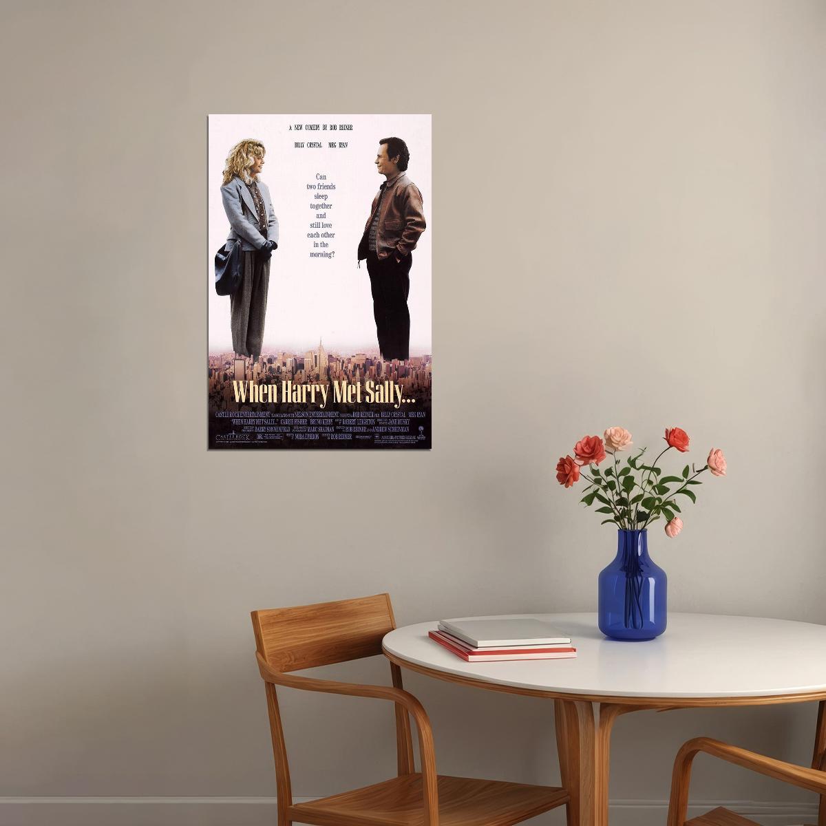 When Harry Met Sally Movie Comedy Drama Romance Poster Wall Art Print Home Wall Decor - xonomax