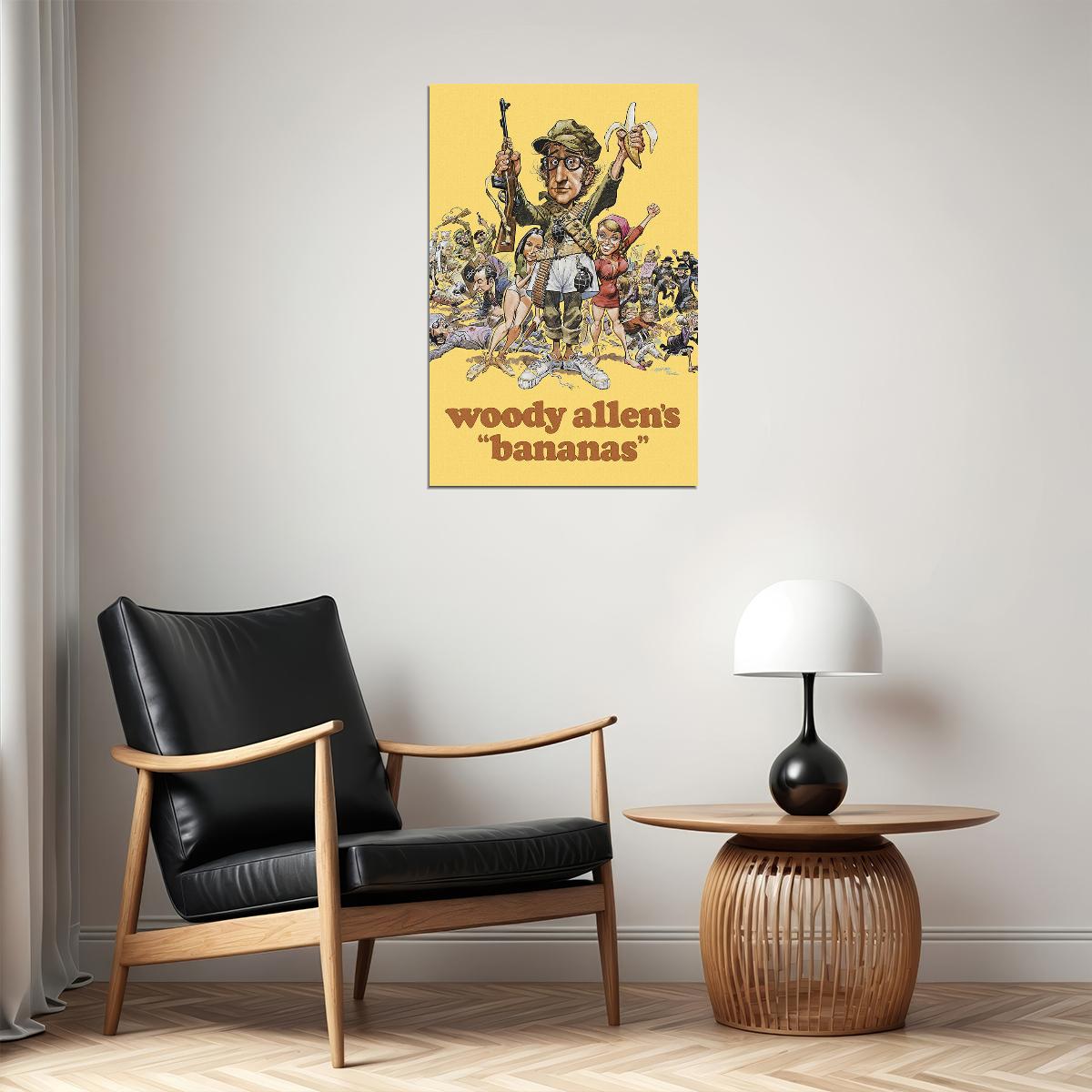 Bananas Movie Comedy Adventure Action Poster Wall Art Print Home Wall Decor - xonomax