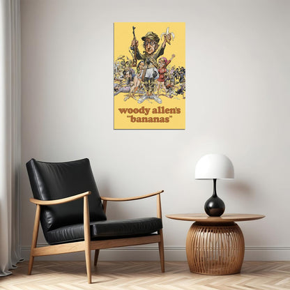 Bananas Movie Comedy Adventure Action Poster Wall Art Print Home Wall Decor - xonomax