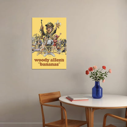 Bananas Movie Comedy Adventure Action Poster Wall Art Print Home Wall Decor - xonomax