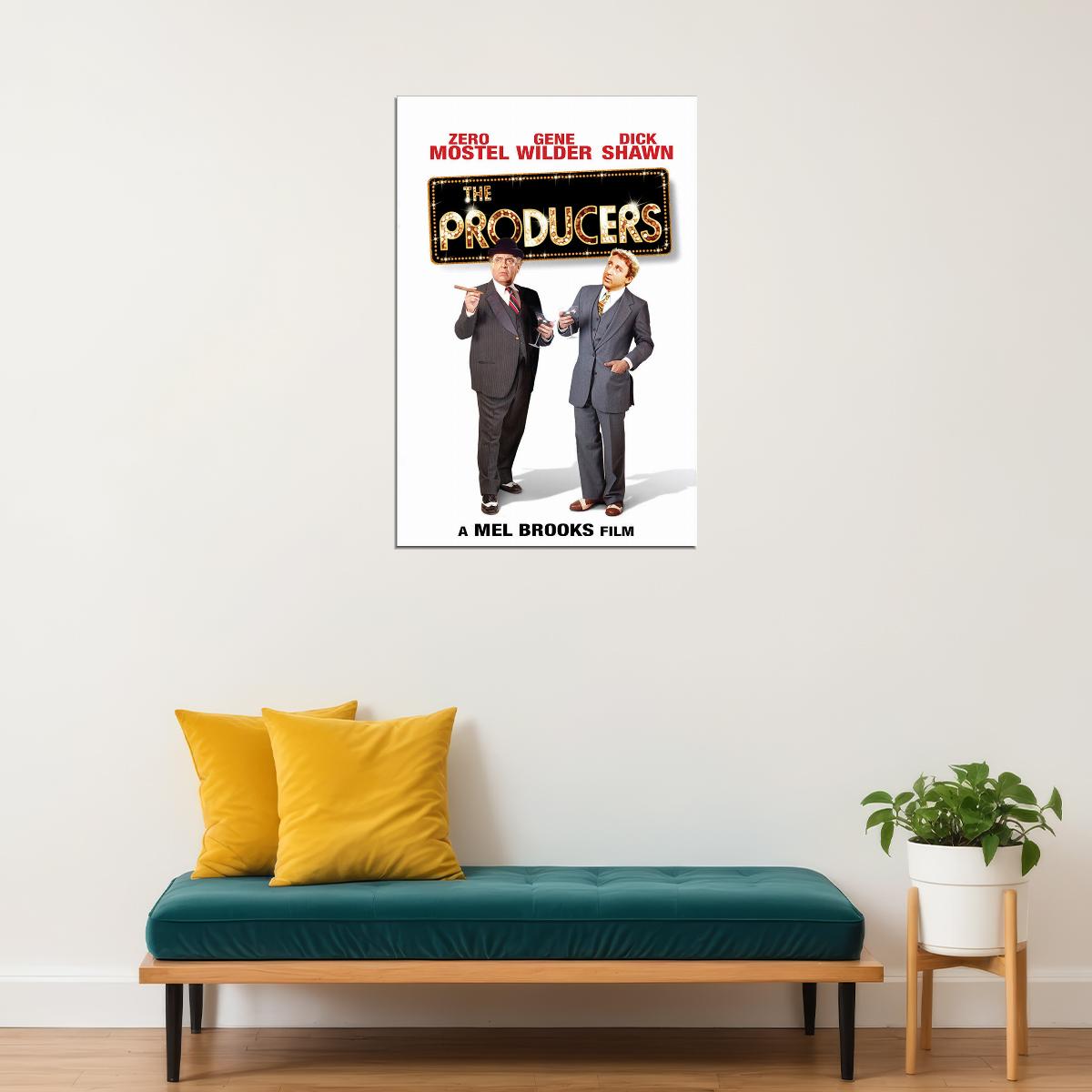 The Producers Movie Comedy Musical Crime Poster Wall Art Print Home Wall Decor - xonomax