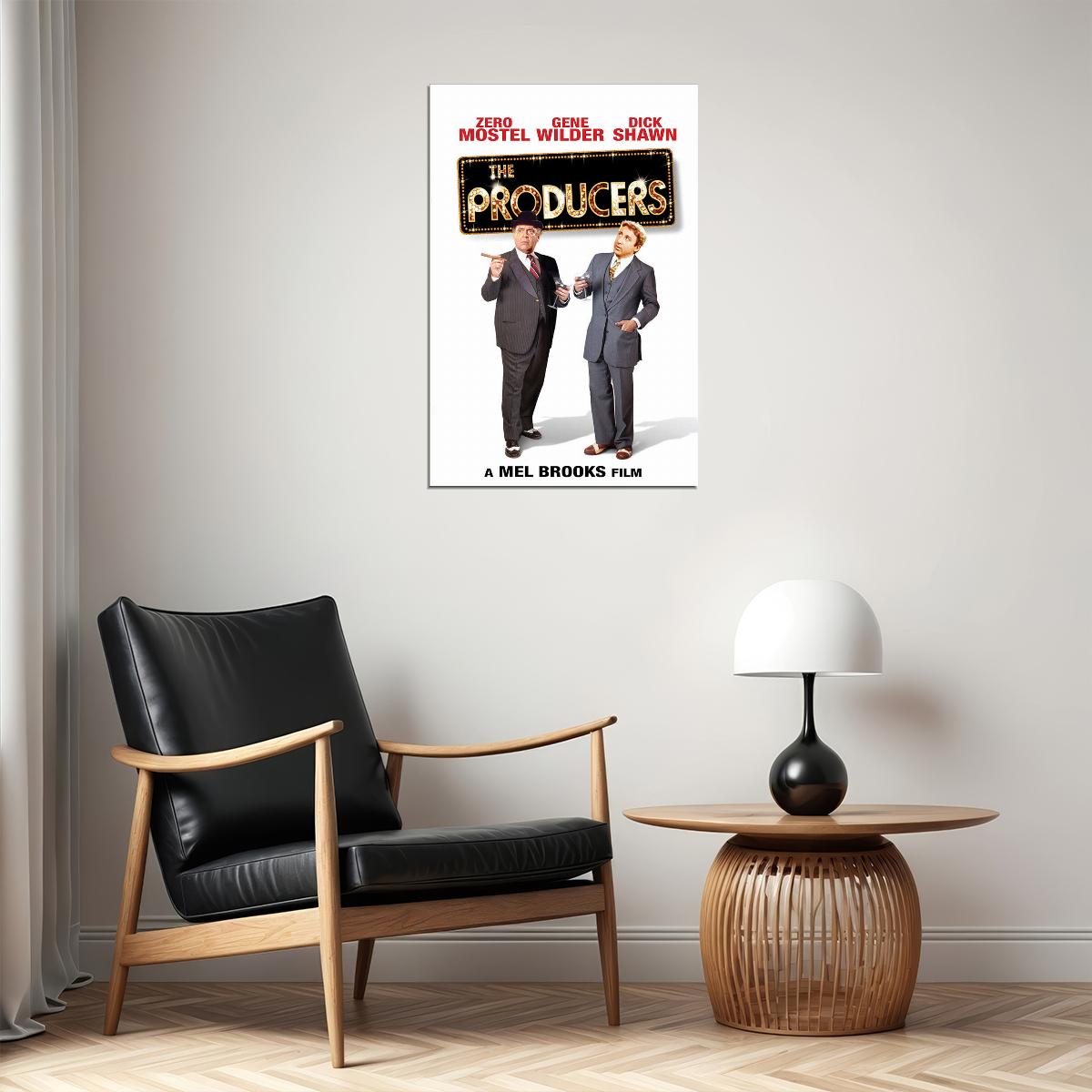 The Producers Movie Comedy Musical Crime Poster Wall Art Print Home Wall Decor - xonomax