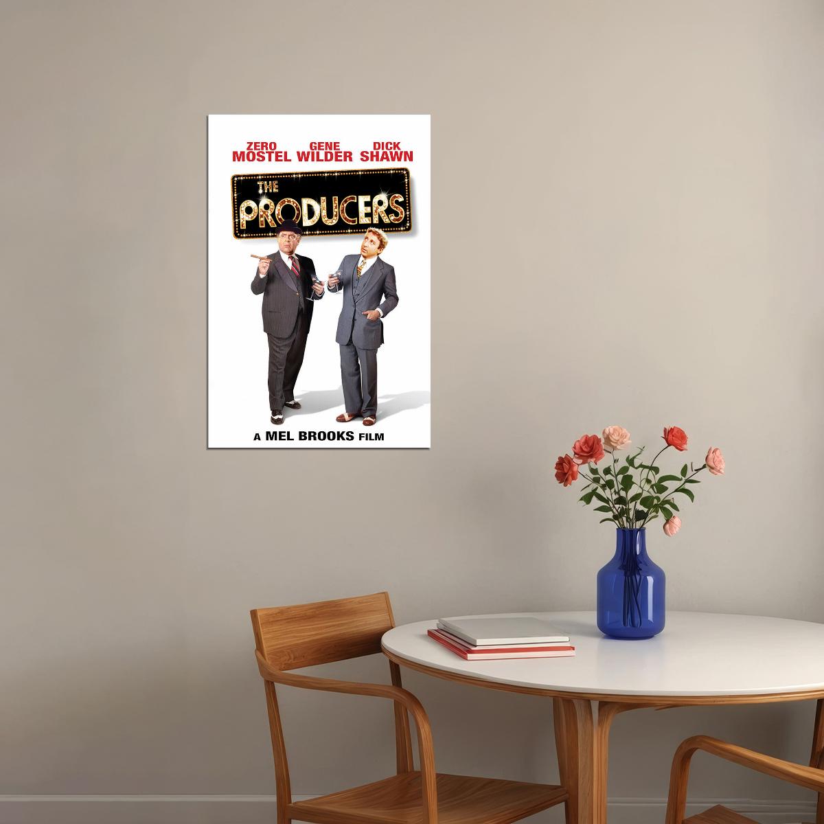 The Producers Movie Comedy Musical Crime Poster Wall Art Print Home Wall Decor - xonomax