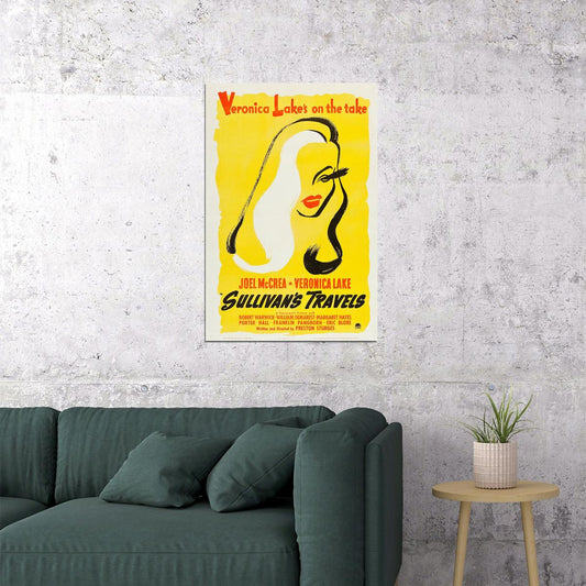 Sullivan's Travels Movie Adventure Comedy Drama Poster Wall Art Print Home Wall Decor - xonomax