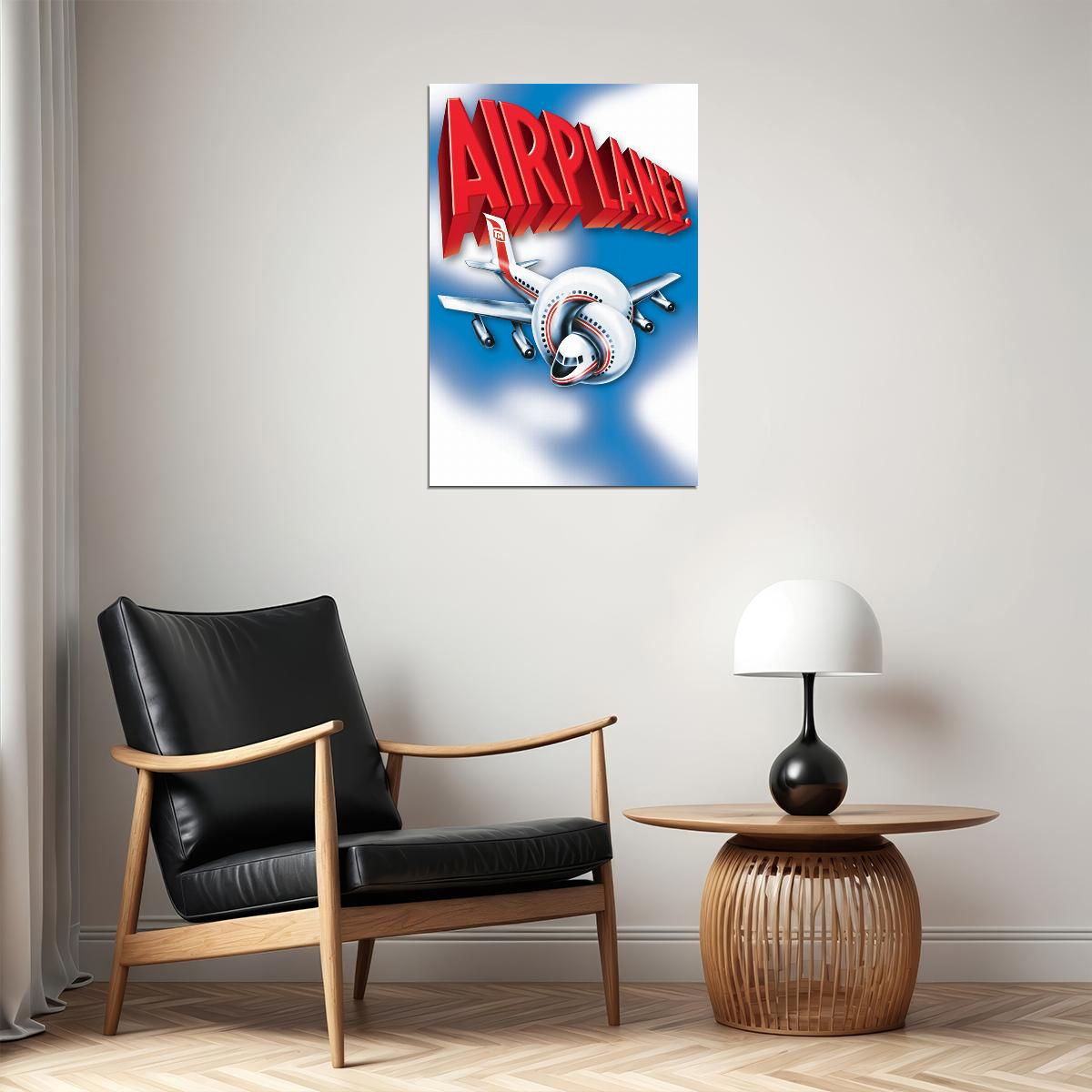 Airplane! Movie Comedy Action Adventure Poster Wall Art Print Home Wall Decor - xonomax