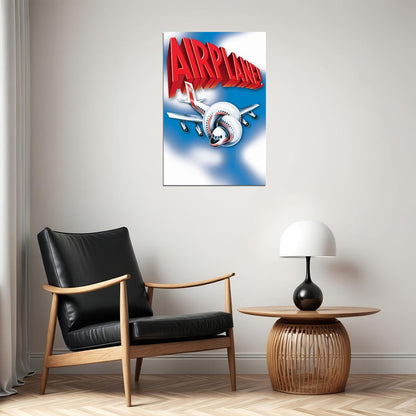 Airplane! Movie Comedy Action Adventure Poster Wall Art Print Home Wall Decor - xonomax