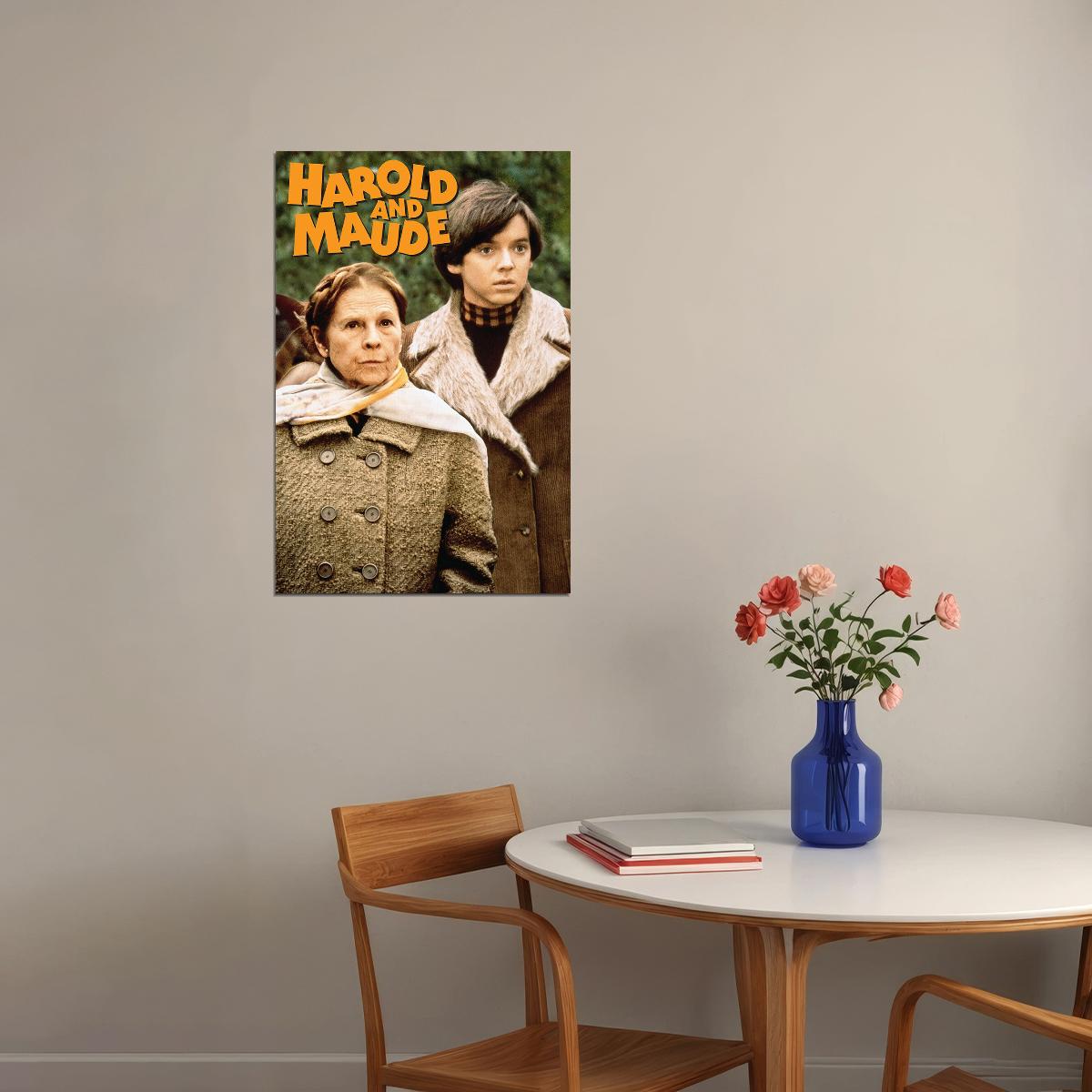 Harold And Maude Movie Comedy Drama Romantic Poster Wall Art Print Home Wall Decor - xonomax