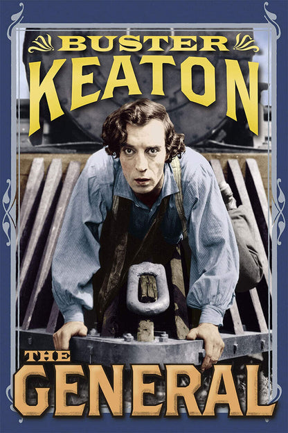 The General 1926 Movie Action Adventure Comedy Poster Wall Art Print Home Wall Decor - xonomax