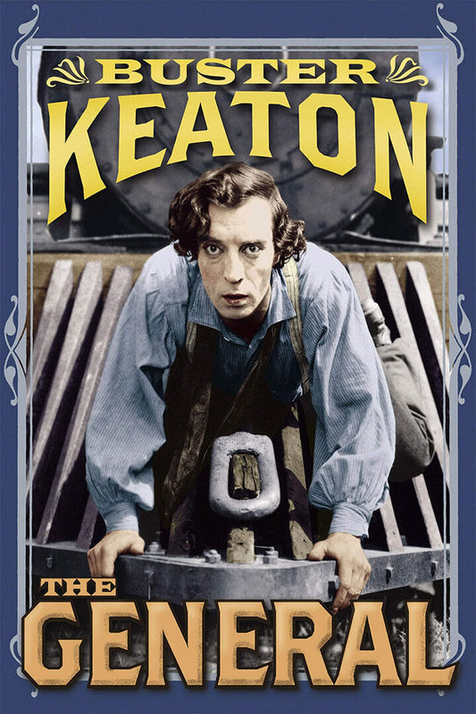 The General 1926 Movie Action Adventure Comedy Poster Wall Art Print Home Wall Decor - xonomax