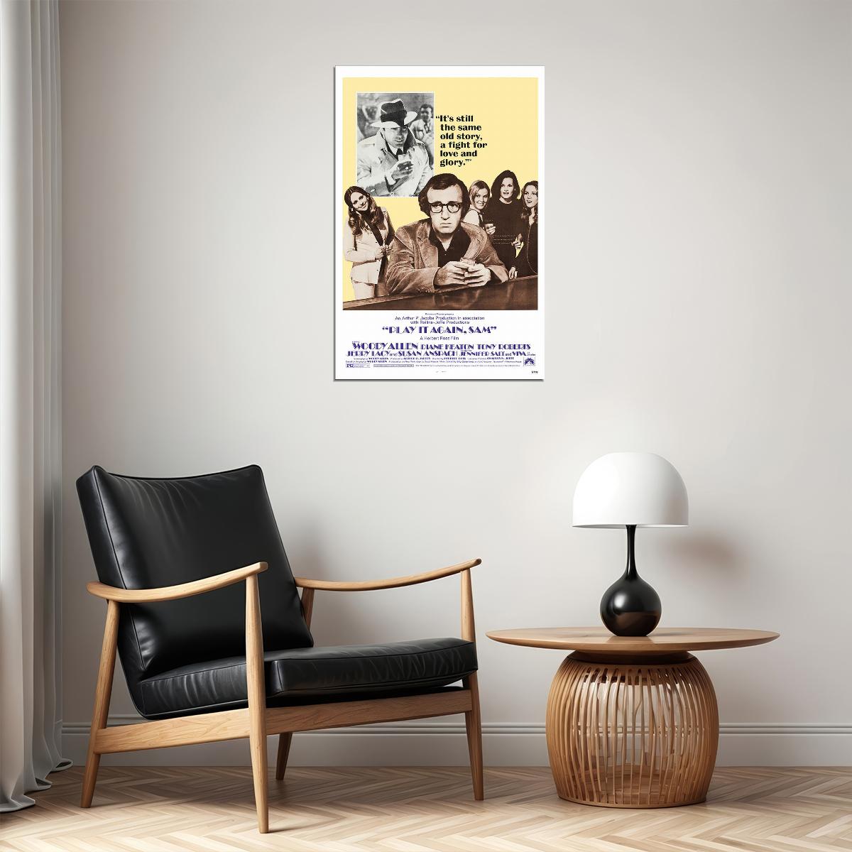 Play It Again Sam Movie Comedy Romance Poster Wall Art Print Home Wall Decor - xonomax