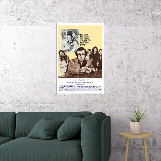 Play It Again Sam Movie Comedy Romance Poster Wall Art Print Home Wall Decor - xonomax